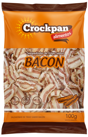 Salgadinhos de trigo sabor bacon 100g